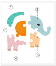 Cargar imagen en el visor de la galería, Rompecabezas Elefante 3D