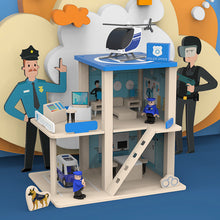 Cargar imagen en el visor de la galería, Estación de Policia en madera