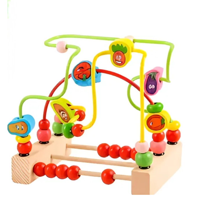 Laberinto con ábaco Vegetales