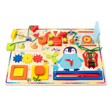 Cargar imagen en el visor de la galería, Tablero de Actividades Montessori 10 en 1
