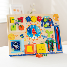 Cargar imagen en el visor de la galería, Tablero de Actividades Montessori Espacial
