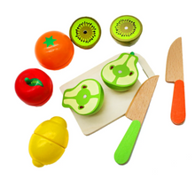 Cargar imagen en el visor de la galería, Set de frutas en madera
