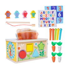 Cargar imagen en el visor de la galería, Cubo de Actividades Educativas 7 en 1
