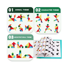 Cargar imagen en el visor de la galería, Tangram Magnético Selva
