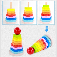 Cargar imagen en el visor de la galería, Torre de Apilamiento Flor Montessori
