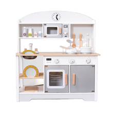 Cargar imagen en el visor de la galería, Cocina Montessori Blanca en Madera
