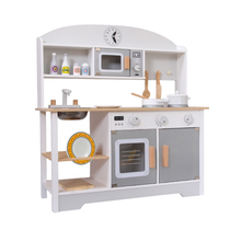 Cargar imagen en el visor de la galería, Cocina Montessori Blanca en Madera
