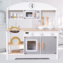 Cargar imagen en el visor de la galería, Cocina Montessori Blanca en Madera
