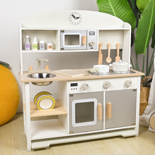 Cargar imagen en el visor de la galería, Cocina Montessori Blanca en Madera
