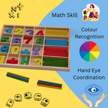 Cargar imagen en el visor de la galería, Caja Didáctica de Cálculo y Conteo en Madera
