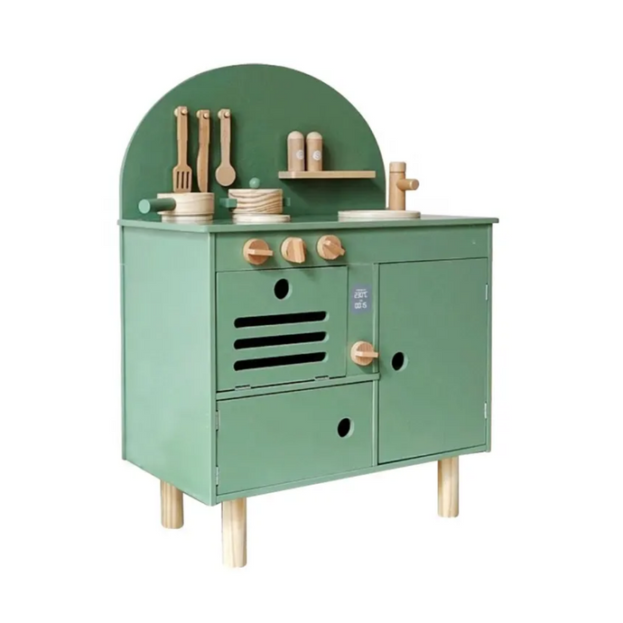 Cocina en madera Nórdica Oliva