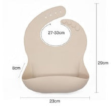 Cargar imagen en el visor de la galería, Babero en Silicona Rose Pink
