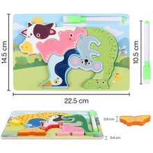 Cargar imagen en el visor de la galería, Rompecabezas Animales Encajable
