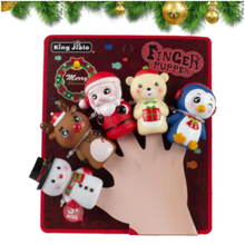 Cargar imagen en el visor de la galería, Títeres de Dedo Navidad

