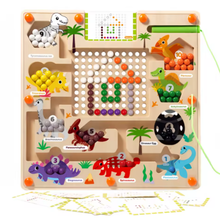 Cargar imagen en el visor de la galería, Tablero Magnético de Conteo con Dinosaurios
