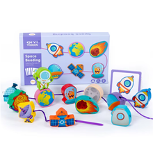 Cargar imagen en el visor de la galería, Juego de Enhebrado Montessori
