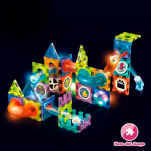 Cargar imagen en el visor de la galería, Circuito de Bloques Magnéticos con Luces
