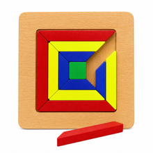 Cargar imagen en el visor de la galería, Tablero Didáctico Montessori de Figuras Geométricas
