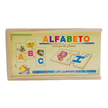 Cargar imagen en el visor de la galería, Alfabeto Didáctico en Español de Madera
