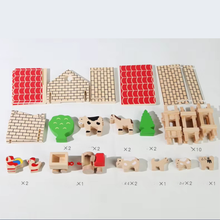 Cargar imagen en el visor de la galería, Juego de Granja en Madera
