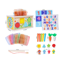 Cargar imagen en el visor de la galería, Cubo de Actividades Educativas 7 en 1
