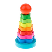 Cargar imagen en el visor de la galería, Torre de Apilamiento Flor Montessori
