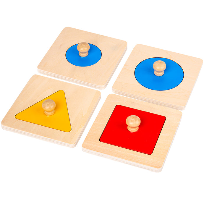 Set de puzles figuras geométricas Montessori